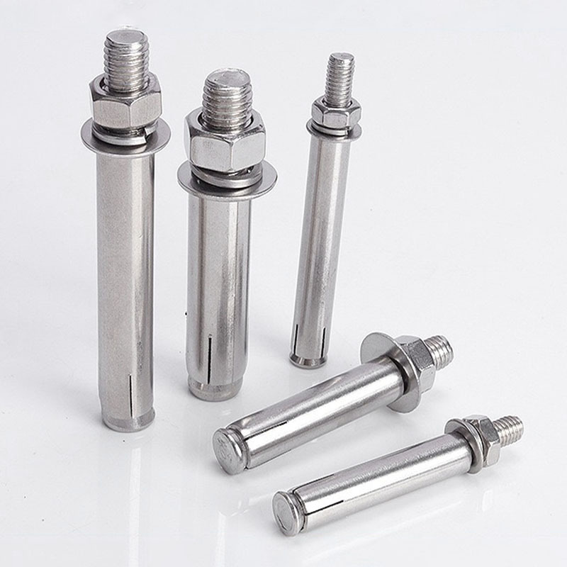 Galvanizado estándar nacional alargado tornillo de expansión exterior tornillo de estiramiento estándar nacional cemento disponible perno de expansión M6M8M10