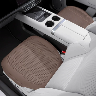 Seat cushion, seat cover, Menglong M6, second-generation Big Dog H9 - chestnut-brownfront-row-2-pieces