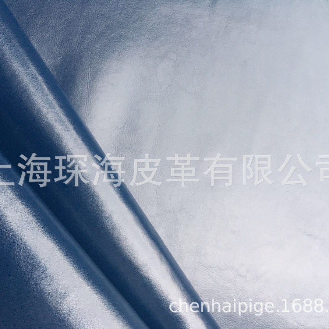 二层沙发皮 箱包皮 整张牛皮 皮革皮料 二层牛皮 蓝色
