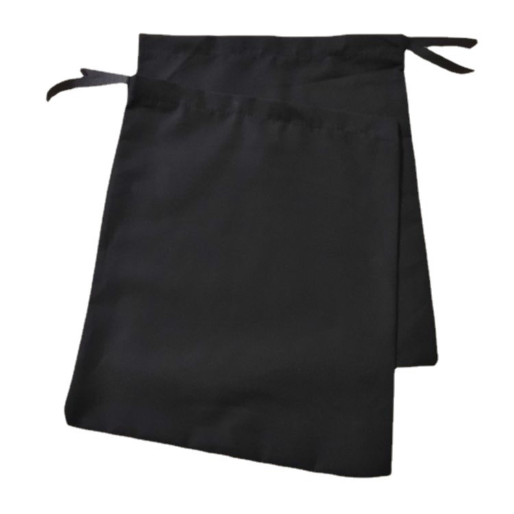 Bolsas pequeñas con cordón y correas planas para venta al por mayor, entrega rápida, bolsas de embalaje personalizadas a prueba de polvo.