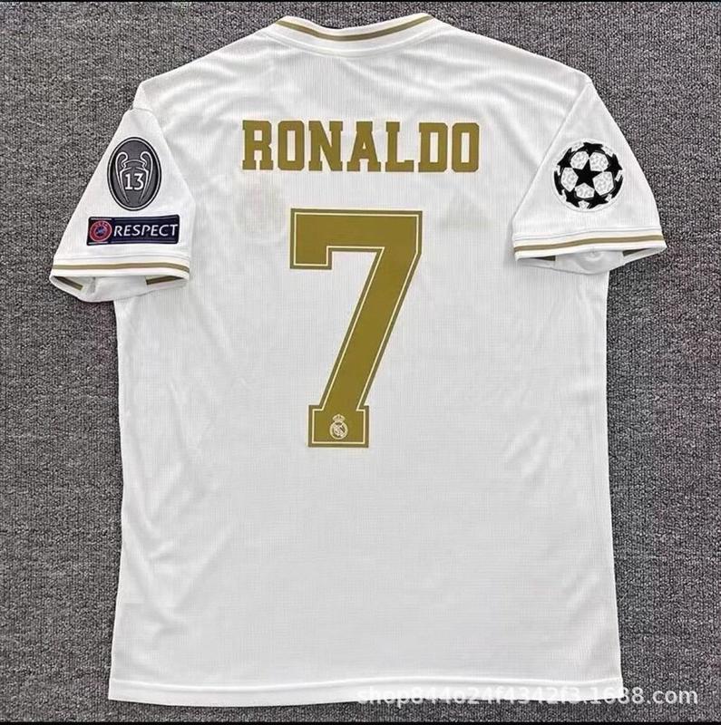レアル・マドリード レトロジャージコレクション 半袖ファンバージョン 長袖 ロナウド・ロモス・クロス サッカーユニフォーム 工場直販|undefined