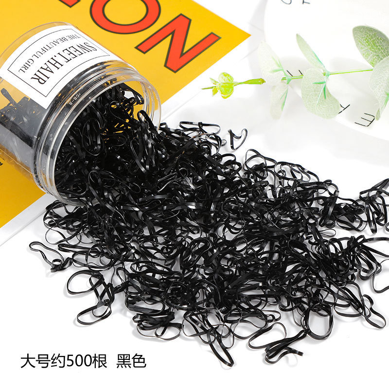 厚くて耐久性のある子供用のカラフルな使い捨てヘアゴムバンド、髪を傷つけない赤ちゃん用、高弾性缶詰ヘアバンドとヘアロープ|undefined