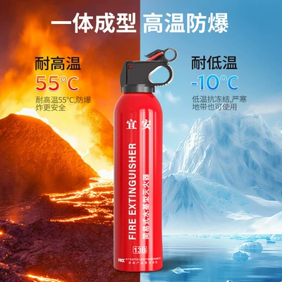Extinguisher, Water-Based, 600ml, Small — Vehicle fire extinguisher