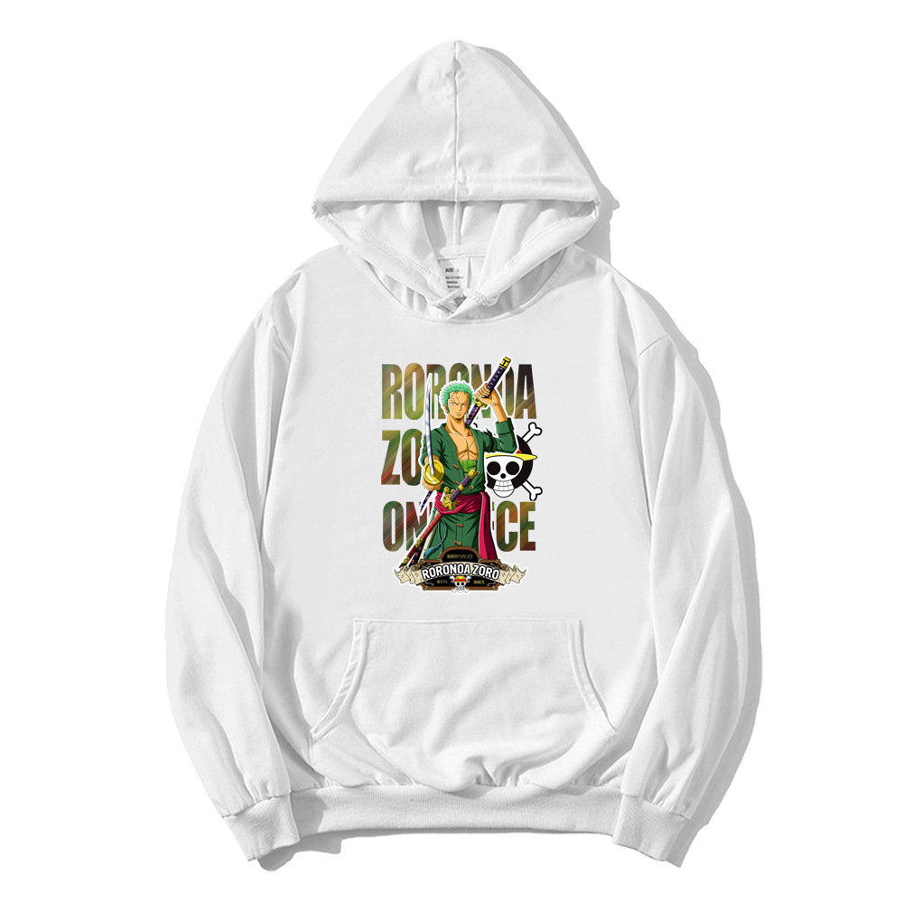 Suéter de manga larga de One Piece Sauron Luffy Anime Segunda dimensión Periférico Moda Otoño e invierno Suéter para hombres y mujeres Suéter con capucha