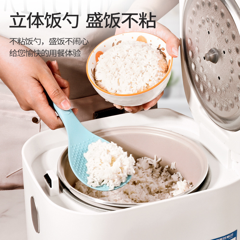 卸売りの新型のしゃもじは縦型のシリコンのしゃもじのステンレスのしゃもじが高温に耐えられます。|undefined
