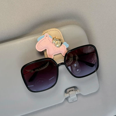 Car Glasses Clip/Bill Clip – Holder for Women - get-rich-pink-immediately