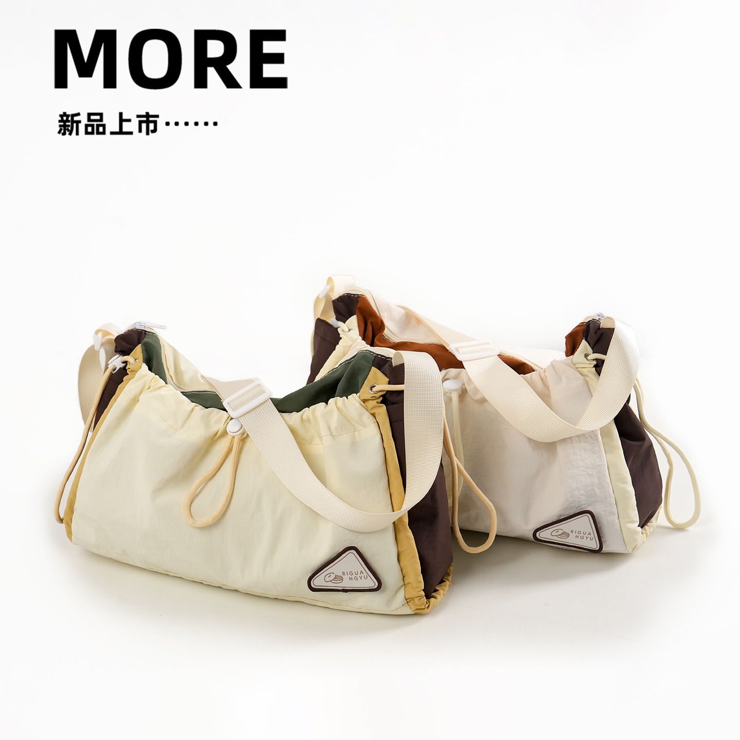 Coreano simple de cuerda de tracción, bolsos de hombro para niños y niñas, bolsos deportivos casuales de gran capacidad, 2026 nuevos bolsos para niños