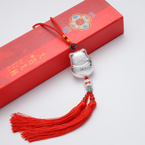 Dragon Year Car Pendant: Guanyin Gourd Charm for Peaceful Travels—A Trendy, Lucky Car Accessory to Bring Fortune Inside Your Vehicle