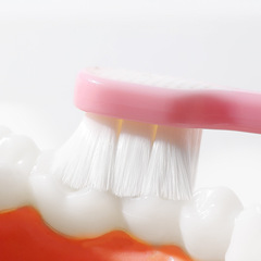 Cartoon 10,000 Hairs Children's Toothbrush Single Pack 2-6 Years Old Baby Silicone Handle Fine Soft bristle toothbrush Manufacturer Wholesale