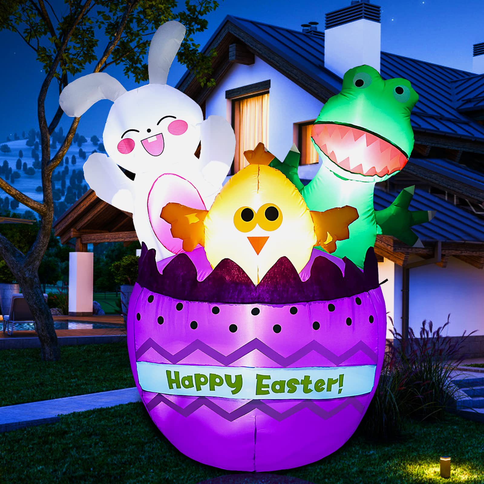 Easter Bunny Chick Dinosaur-05