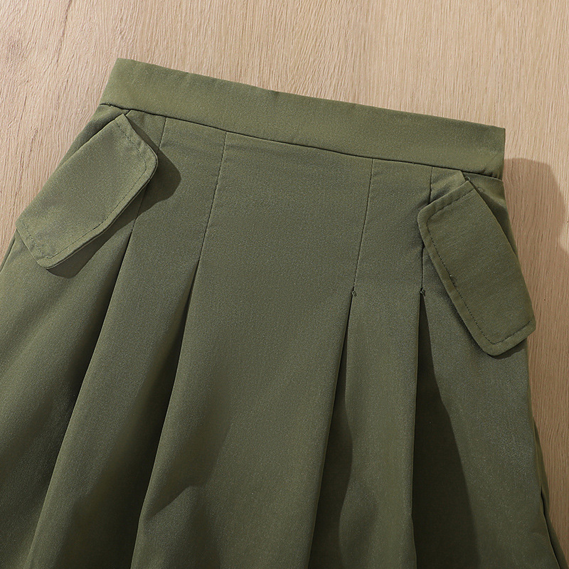 Niñas trajes de niños transfronterizos ropa infantil 2025 verano nuevo alfabeto chaqueta de manga corta vestido de doble pieza image 4