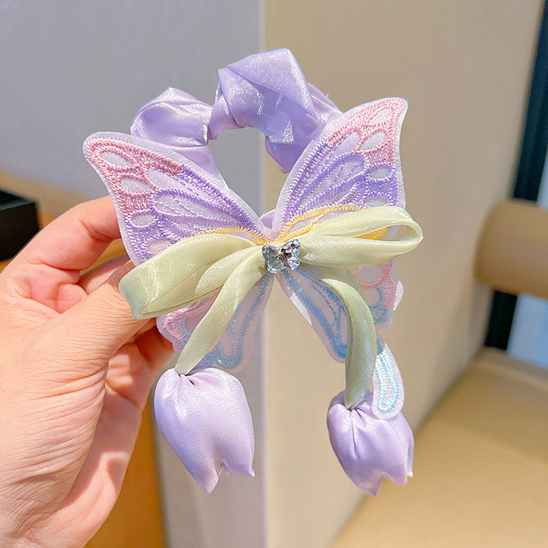 Mickey culo, lunares, flores, círculos para el cabello del intestino grueso, linda cabeza de bola, cabello de placa de dibujos animados, tocado de sentido avanzado, cuerda para la cabeza de felpa