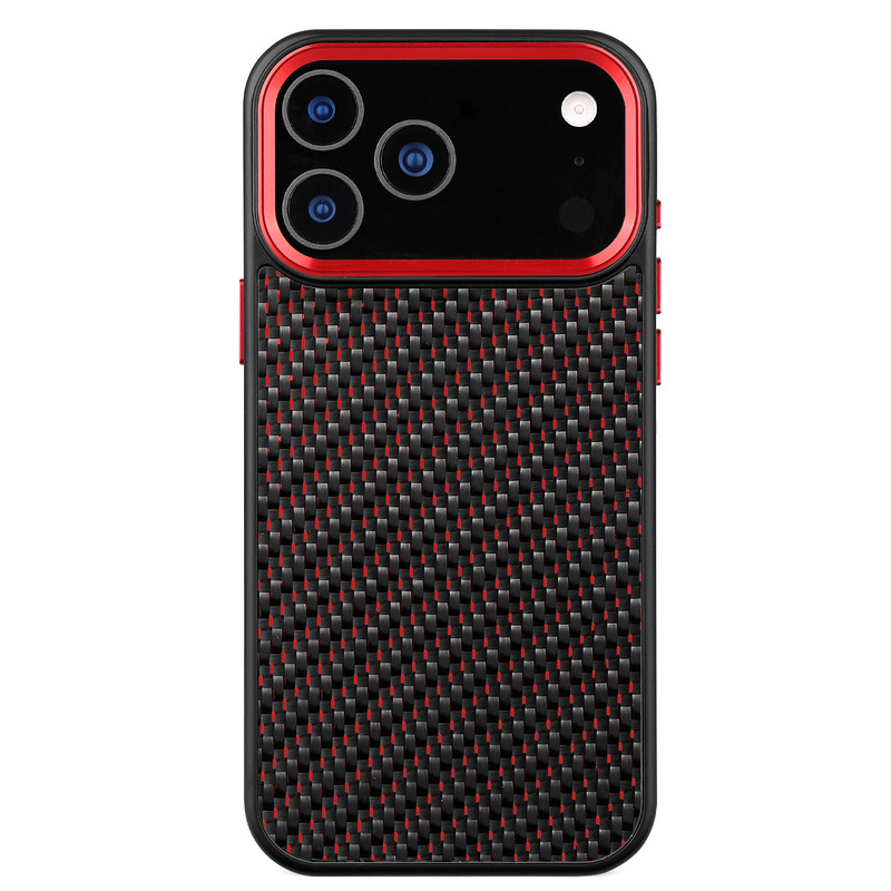 New Metal Frame Carbon Fiber Phone Case Suitable for Iphone17Promax 15 Apple 14 13 12 16Pro New Metal Frame Carbon Fiber Phone Case Suitable for Iphone17Promax 15 Apple 14 13 12 16Pro