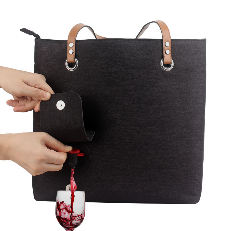 Productos en oferta: bolsa portabotellas de vino, hielera, bolsa portabotellas de vino para la playa, bolsa térmica aislada de gran capacidad.
