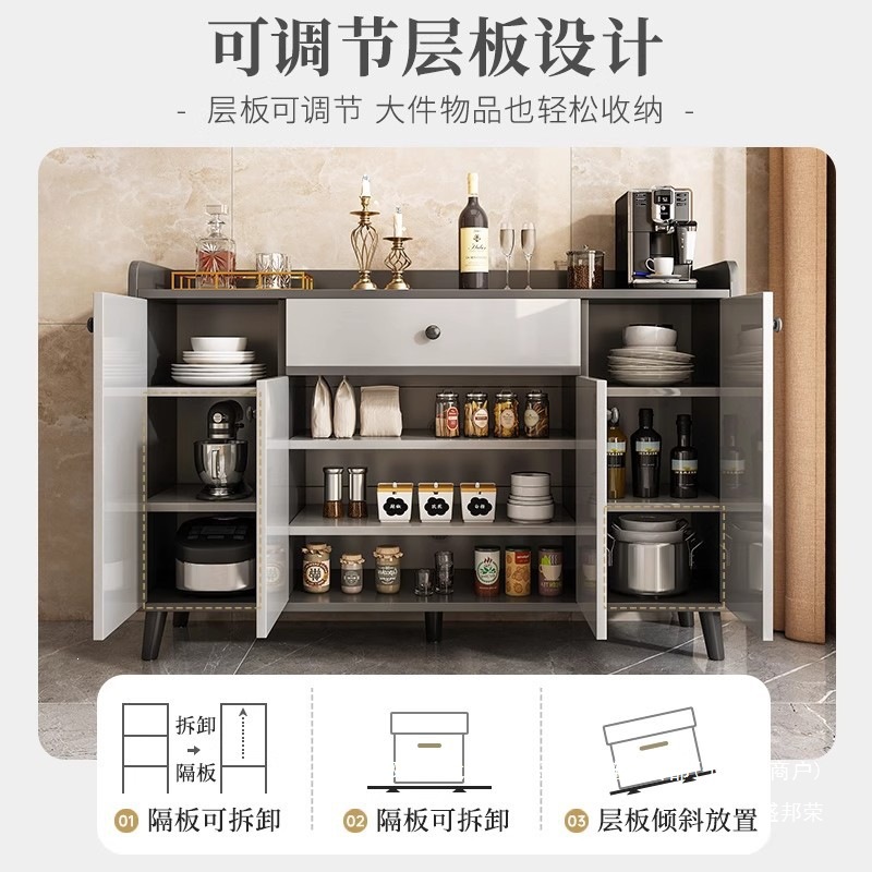 Fábrica de venta directa armario de té armario de comedor armario moderno simple sala de estar contra la pared integrada caja de almacenamiento