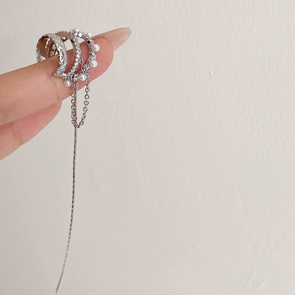 From pearl, silver