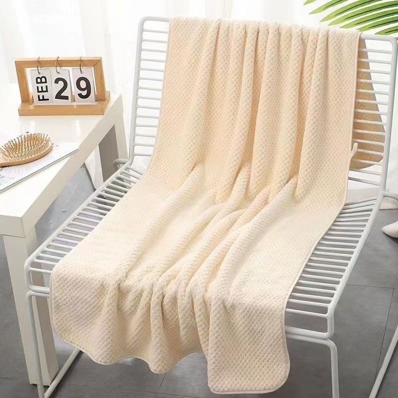 Toallas de coral de terciopelo grandes conjuntos de toallas para hombres y mujeres parejas adultas más suaves que el algodón absorbente baño rápido secado al por mayor