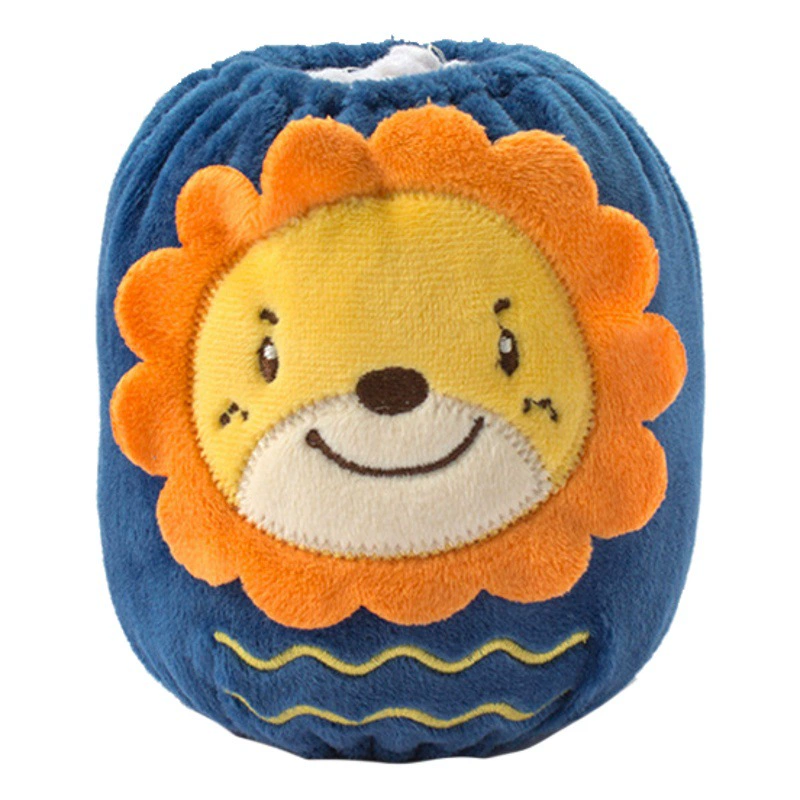 Детские рукавицы из хрустального вельвета для осени и зимы, флисовые защитные рукавицы для малышей с защитой от пятен, накладки на рукава для младенцев с мультяшной вышивкой, утолщенные.