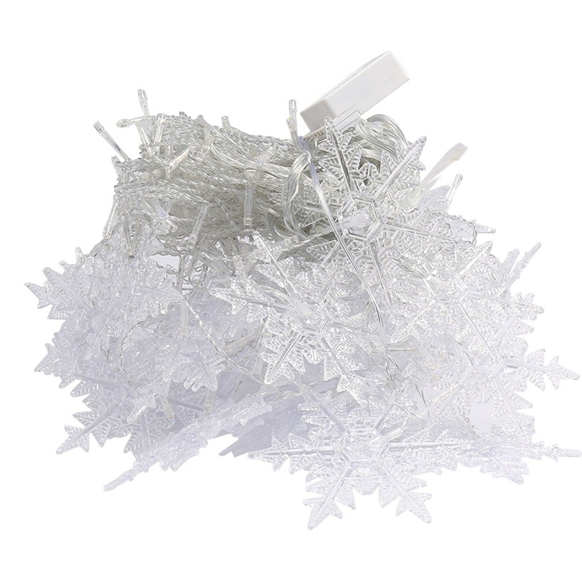 LED copo de nieve cortina de hielo tira de luz Luz de estrella de Navidad vacaciones atmósfera luz ventana decoración Cadena de luz luces de colores al por mayor