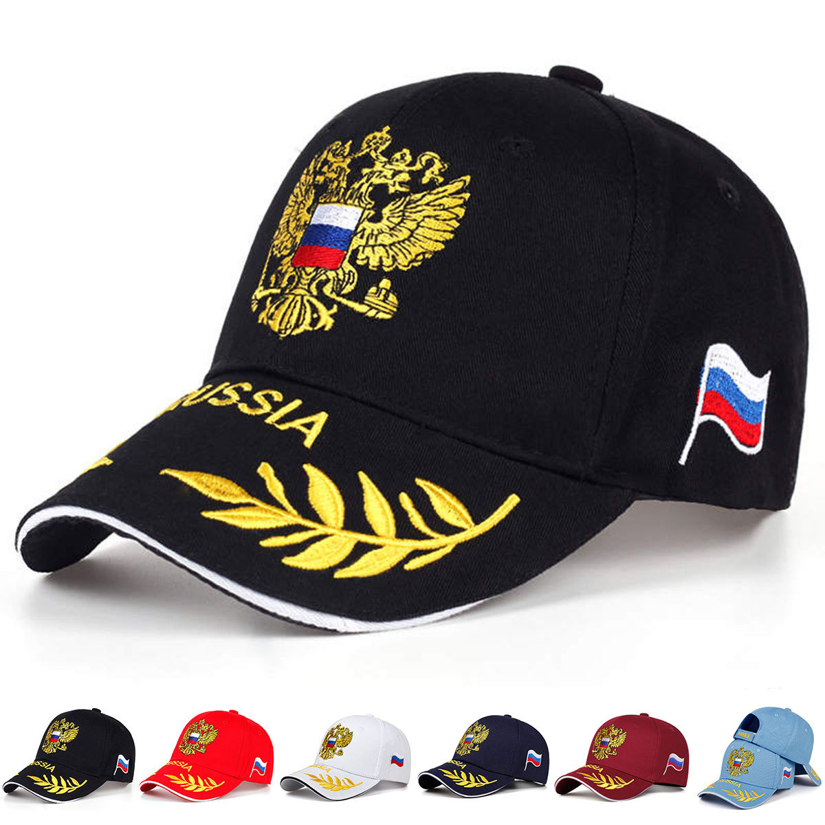 Duck House Cap Memorial Cap Military Cap Army Navy Hat Men's Duckbill Cap Wheat Spike Embroidery Curved Brim Cap Military Cap