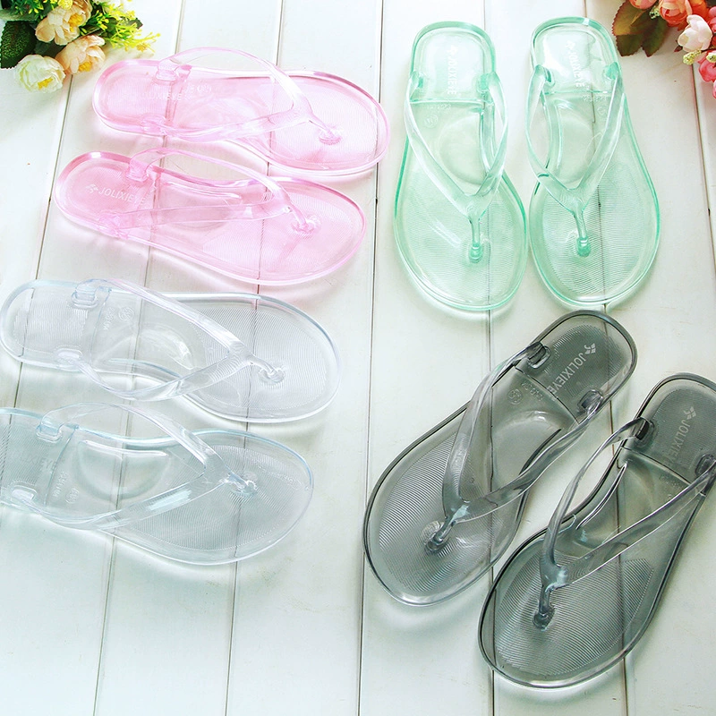 Летняя повседневная модная верхняя одежда для женщин, прозрачные студенческие шлепанцы на плоской подошве с кристаллами, пляжные, морские, крутые, лунные