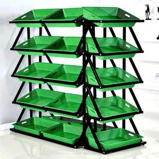 # Supermarket Fruit and Vegetable Shelf Multi-layer Display Rack Fruit Shelf Fruit Store Convenience Store Storage Rack Multifunctional