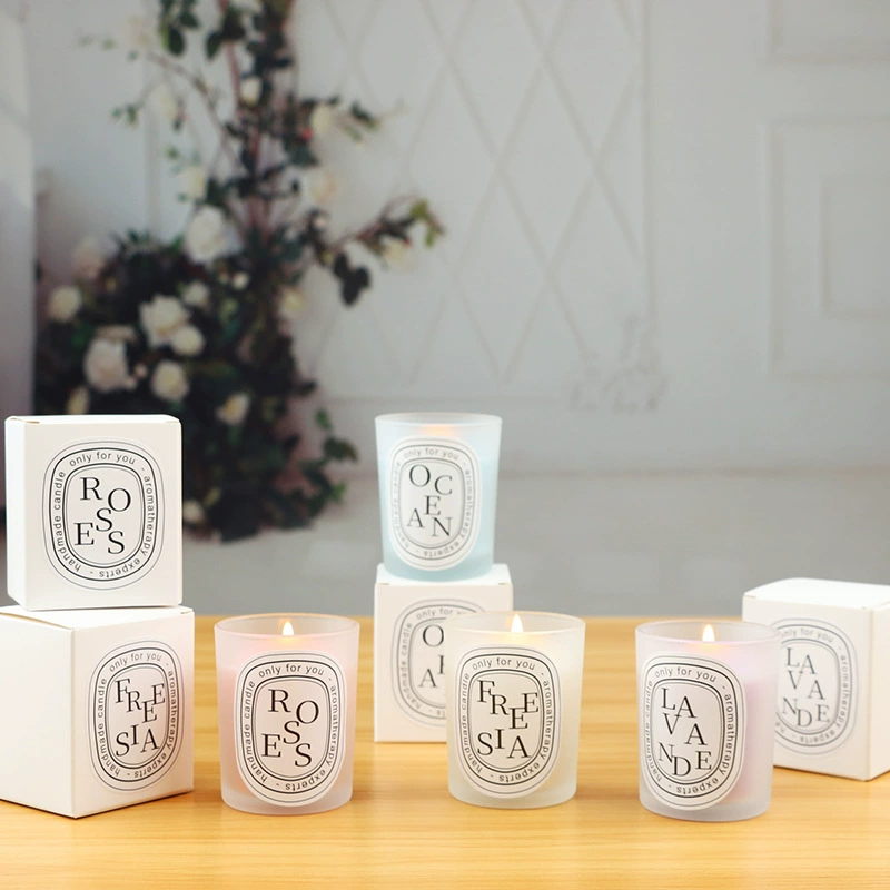 Fragrant candlefront sand four -color group ritual wedding ceremony, fragrance, European -style romantic candle lamp Prometheus