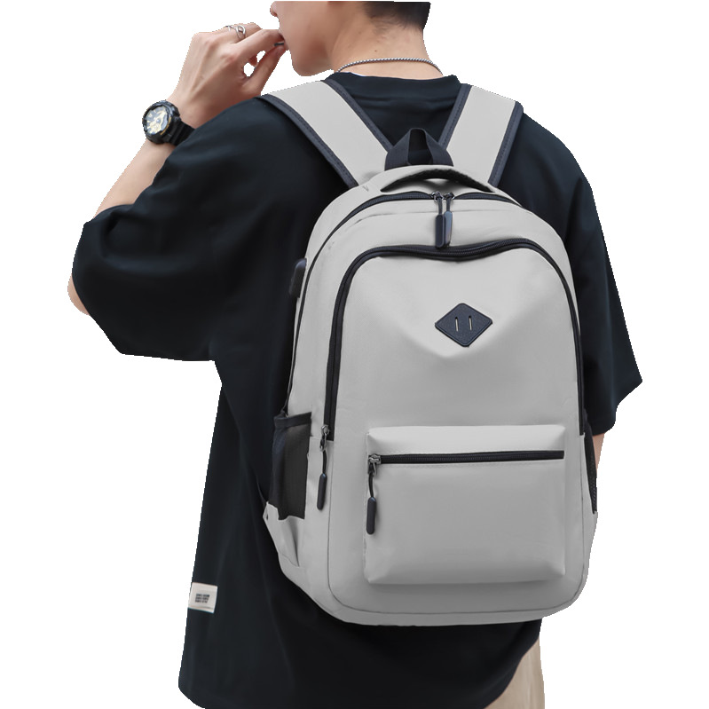 New Large Capacity Student Backpack Outdoor Travel Travel Backpack Casual Bag Men Multifunctional Double Shoulder Bag