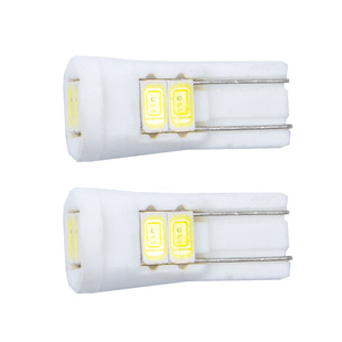 Car width light taillight T10 W5W 194 168 flat 6 light ceramic LED highlight high temperature resistant modification