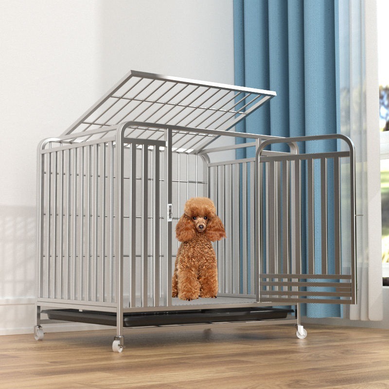 大型中型犬用犬ケージ 屋内トイレ分離 厚みのあるペットケージ ゴールデンレトリバー ラブラドール 家庭用犬ケージ|undefined