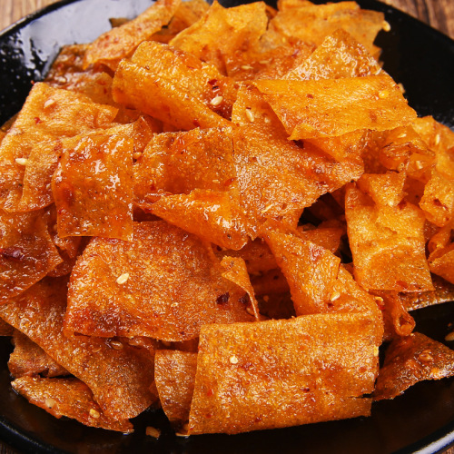 Spicy Year Flowers, Famous Spicy Skin, Spicy Slices, Spicy Bean Skin, Spicy Flavor, Office Leisure Snack, New Year Snacks