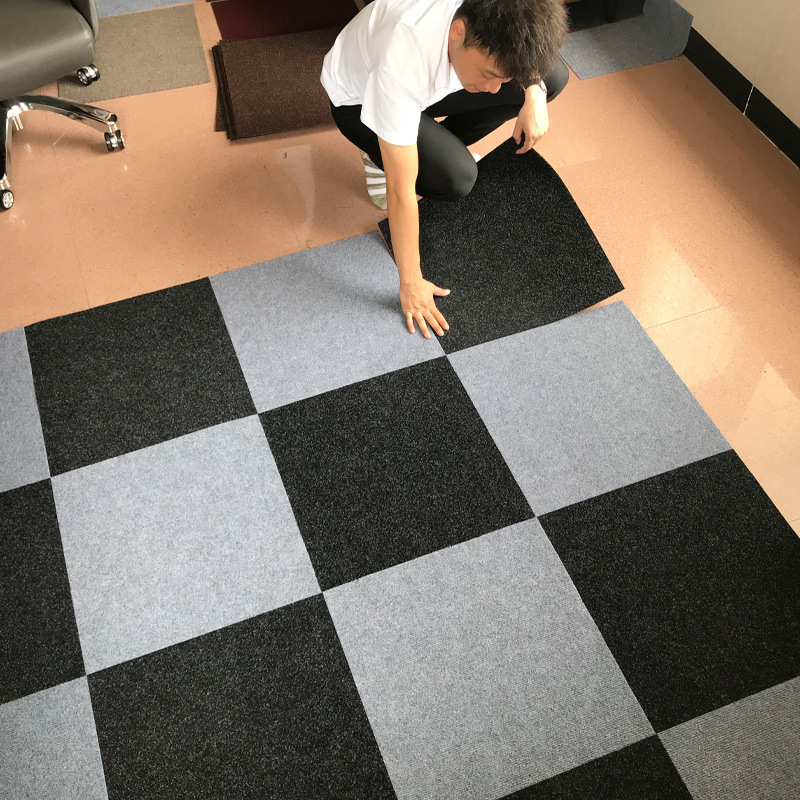 Alfombra transfronteriza autoadhesiva dormitorio sala de estar área grande completamente cubierta de tapetes engrosados y resistentes al desgaste