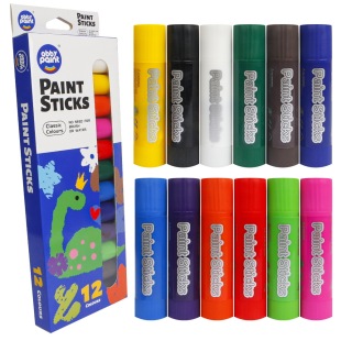Water-Soluble Solid Gouache Paint Sticks for Kidsren's Graffiti DIY Rotating Crayons That Do Not Dirty Hands, Are Safe and Quick-Drying Painting Sticks