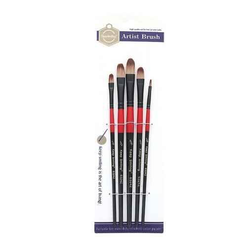 Oil paint brush set 5 nylon paper erase pens watercolor acrylic paint pen row brush soft head watercolor pen wholesale