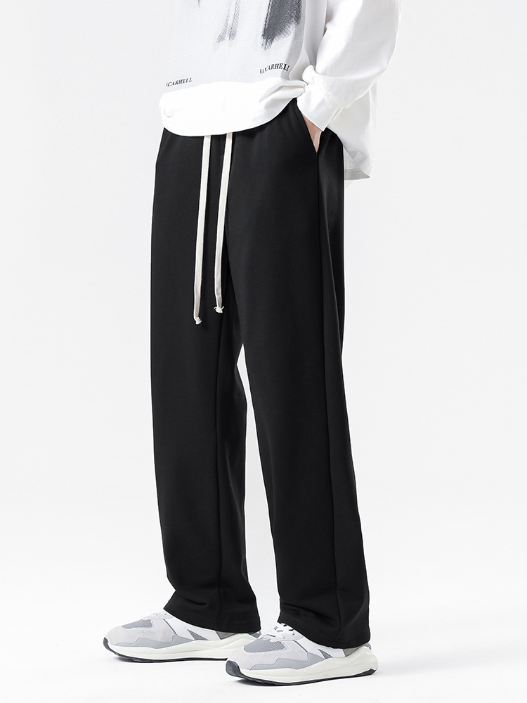 Ropa para Hombre ACU | Pantalones Deportivos de Color Sólido para Hombre, Primavera-Verano 2026, Pantalones Casuales Holgados de Pierna Recta, Pantalones Largos Deportivos de Algodón para Hombre