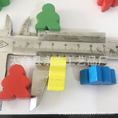 子供用diyカラー木製人形駒知育棋類部品ファッションテーブルゲーム玩具部品創意金