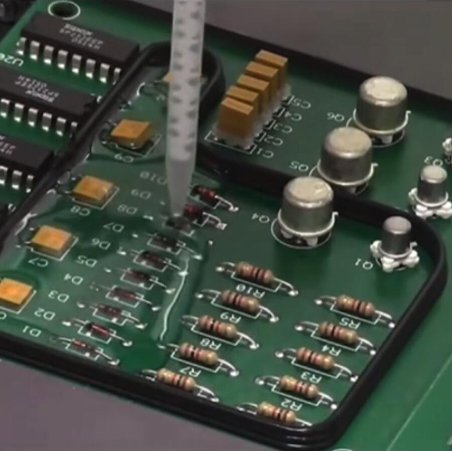 全自动智能灌胶生产线 深隆STG5123在线式自动真空灌胶机非标设计