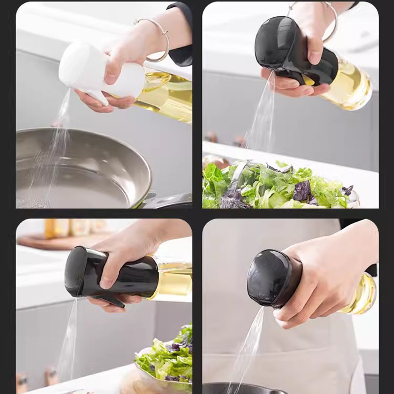 家庭用押圧式オイル缶噴霧オイル缶キッチンオイルボトルスプレー焼き透明油缶卸売り|undefined