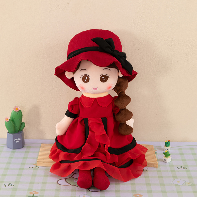 Muñeca de pareja roja (niña)