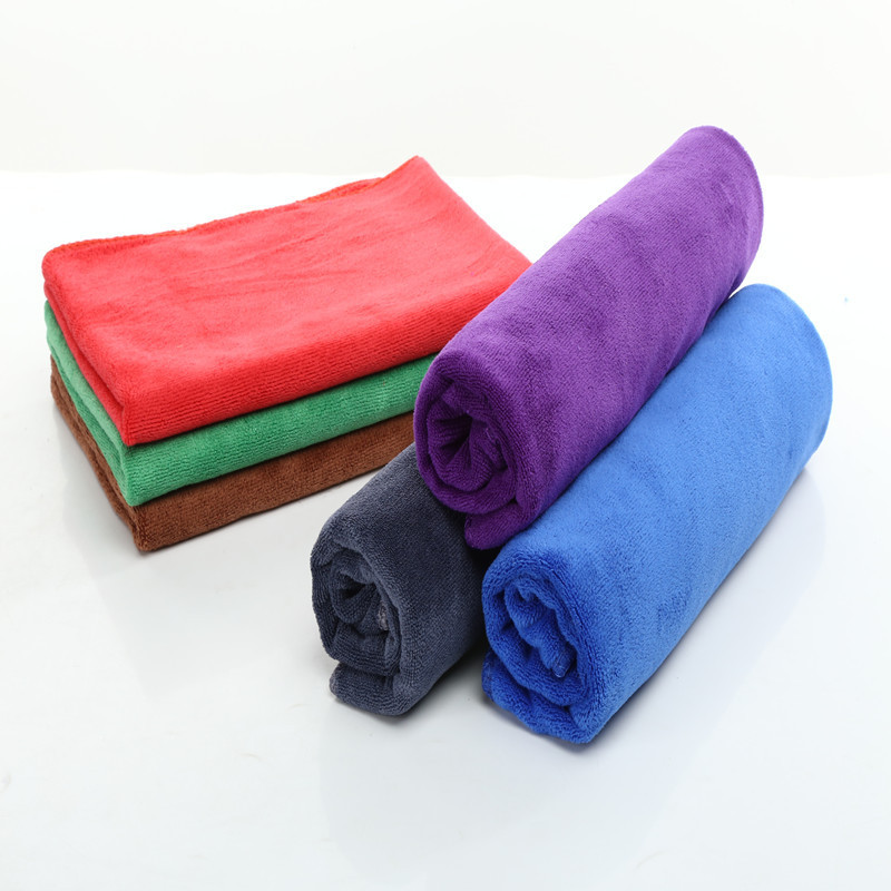 420 g30cm * 30 thick absorbent towel is not easy to lose hair wash towel wax Crystal plated fiber car cloth wholesale