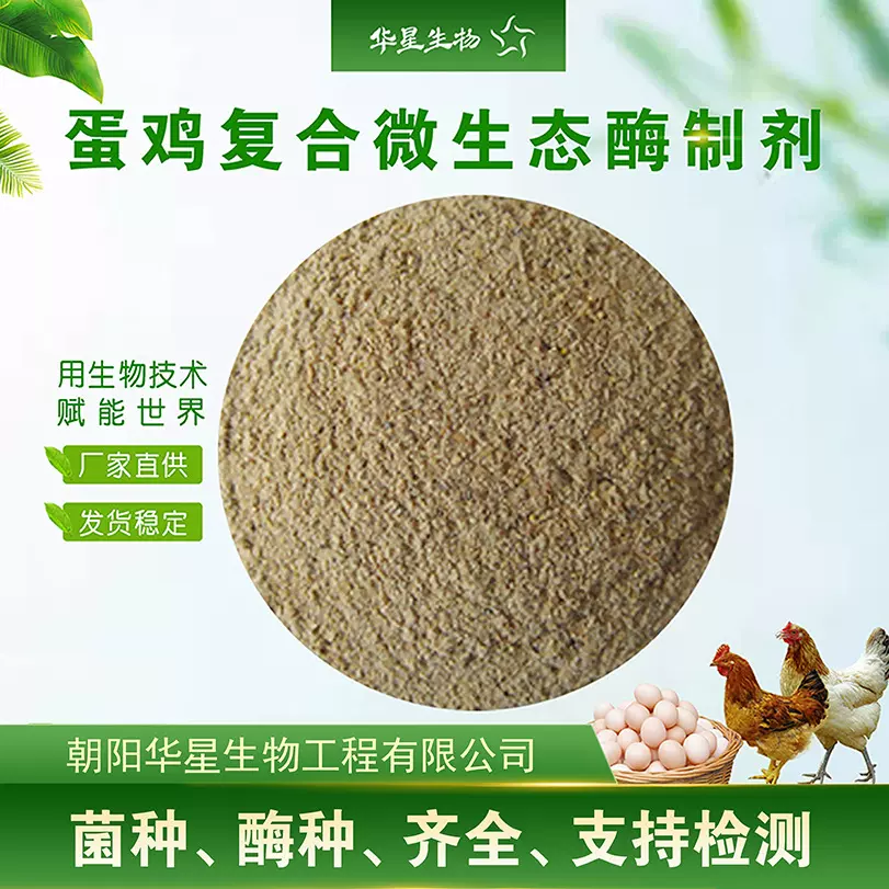 华星生物 蛋鸡多复合菌酶制剂 鸡用多复合酶芽孢杆菌饲料添加剂