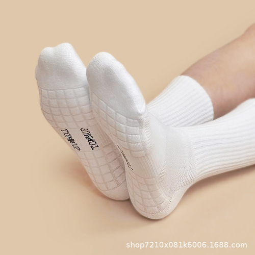 Socks for men winter long-tube sports pure cotton deodorant sweat-absorbent towel bottom thickened stockings cotton autumn and winter mid-length socks for men