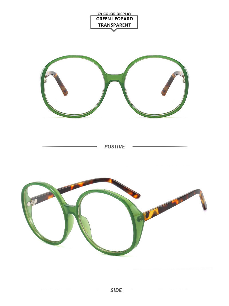Oversized Round Sunglasses For Men And Women Uv Protection Fashion_voghion.com