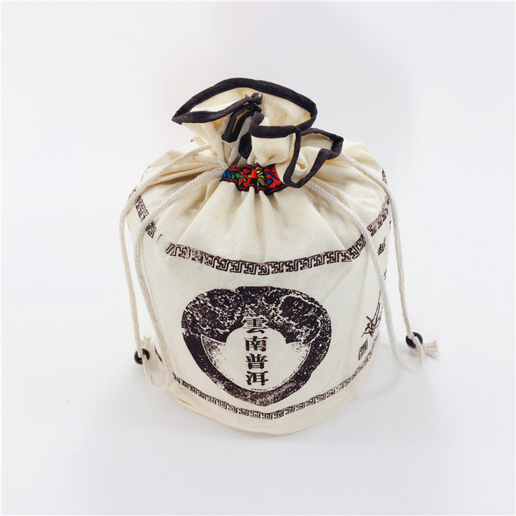 Pu 'er tea packaging bag cotton empty cloth bag large, medium and small universal 357G Seven-seed cake loose tea bag