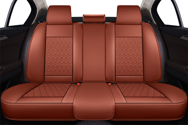Four-Season Universal Car Seat Covers for Five-Seater Cars, Luxury Seat Covers, Breathable Linen Car Seat Cushions, Decorative Pads