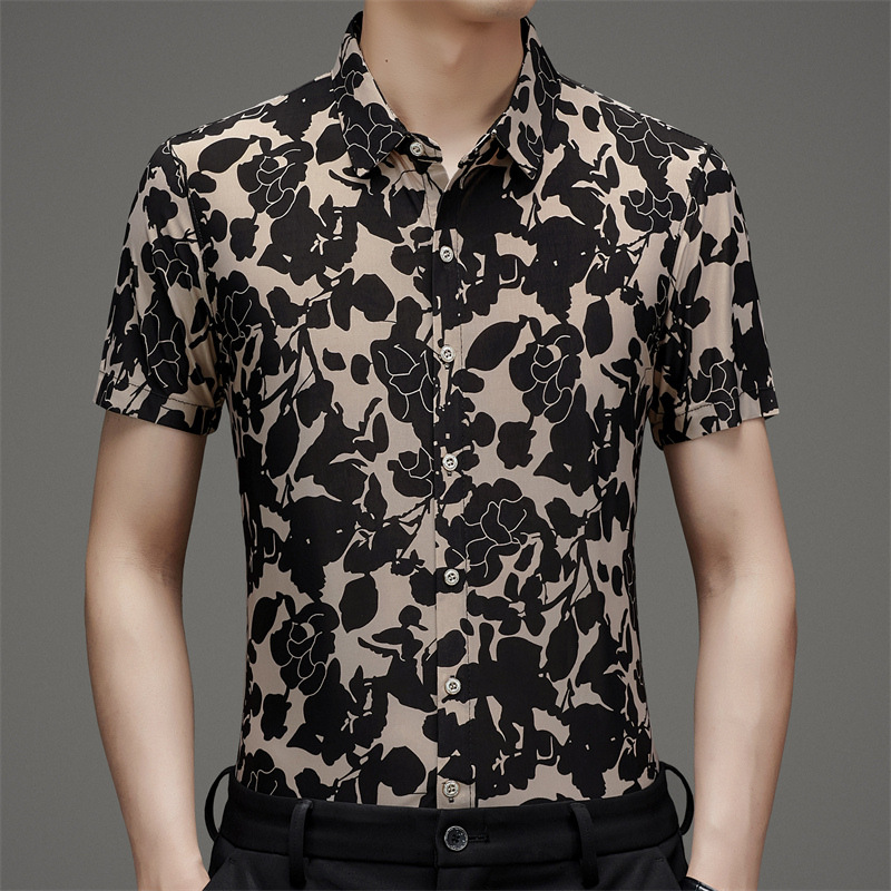 summer trend silk shirt