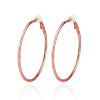 Ear clips, capacious hula hoop, earrings, accessory, Japanese and Korean, Korean style, no pierced ears, European style