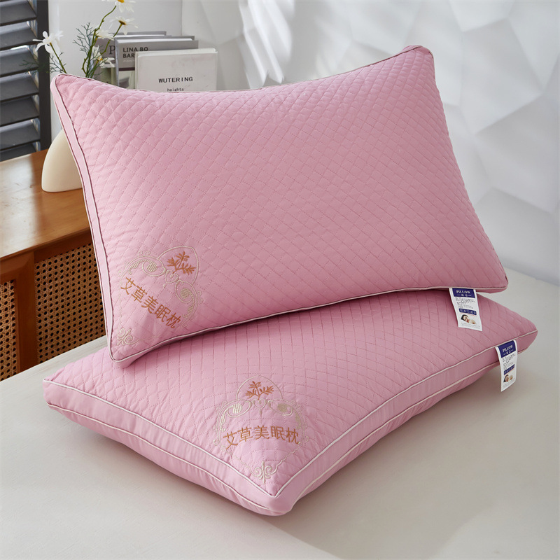 Astragalus Beauty Sleep Pillow Adult Pillow Core with Cotton Quilted Pillow Hotel Pillow Cervical Support Pillow Single Head Protection