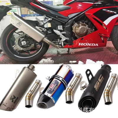 Motorcycle exhaust pipe | section exhaust stainless steel suitable