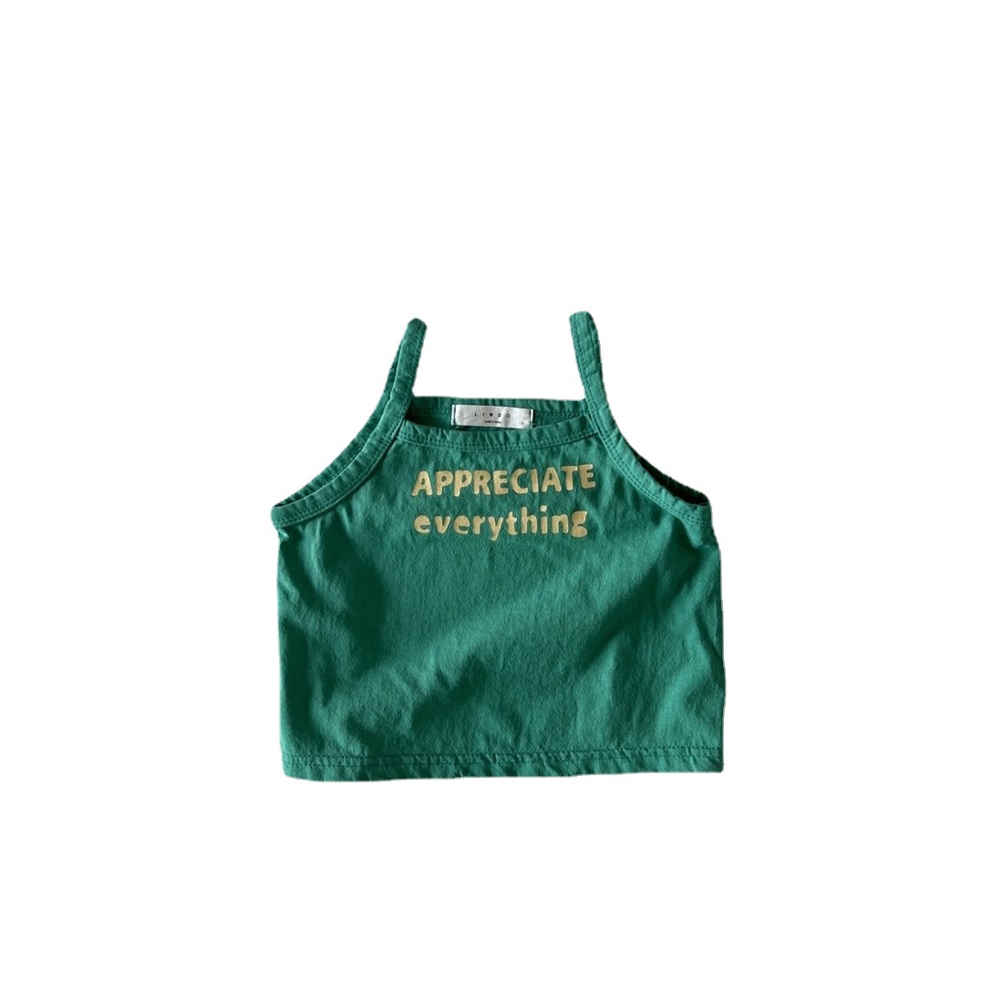 Camiseta de la Honda de los niños ropa de verano estilo coreano Bebé Ropa de verano carta camisola bebé algodón cómodo top